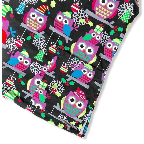 Scrub Top Bundle Mary Engelbreit & Owls Small - Picture 9 of 10